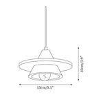 Ritta Suspension Bois Disque Travertin - Neutralighting