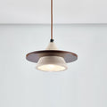 Ritta Suspension Bois Disque Travertin - Neutralighting