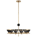 Bloom Chandelier Métal Marbre Vintage Grand Modèle - Neutralighting