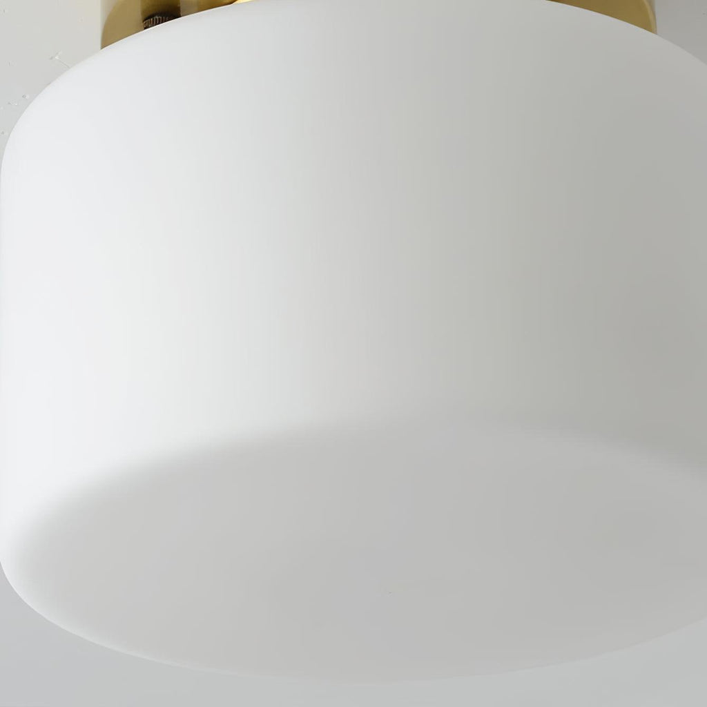 Elsilisra Plafonnier Flush Art Nordique Laiton Verre - Neutralighting