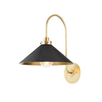 Helena Applique Murale Intérieure Vintage en Laiton - Neutralighting