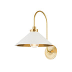Helena Applique Murale Intérieure Vintage en Laiton - Neutralighting