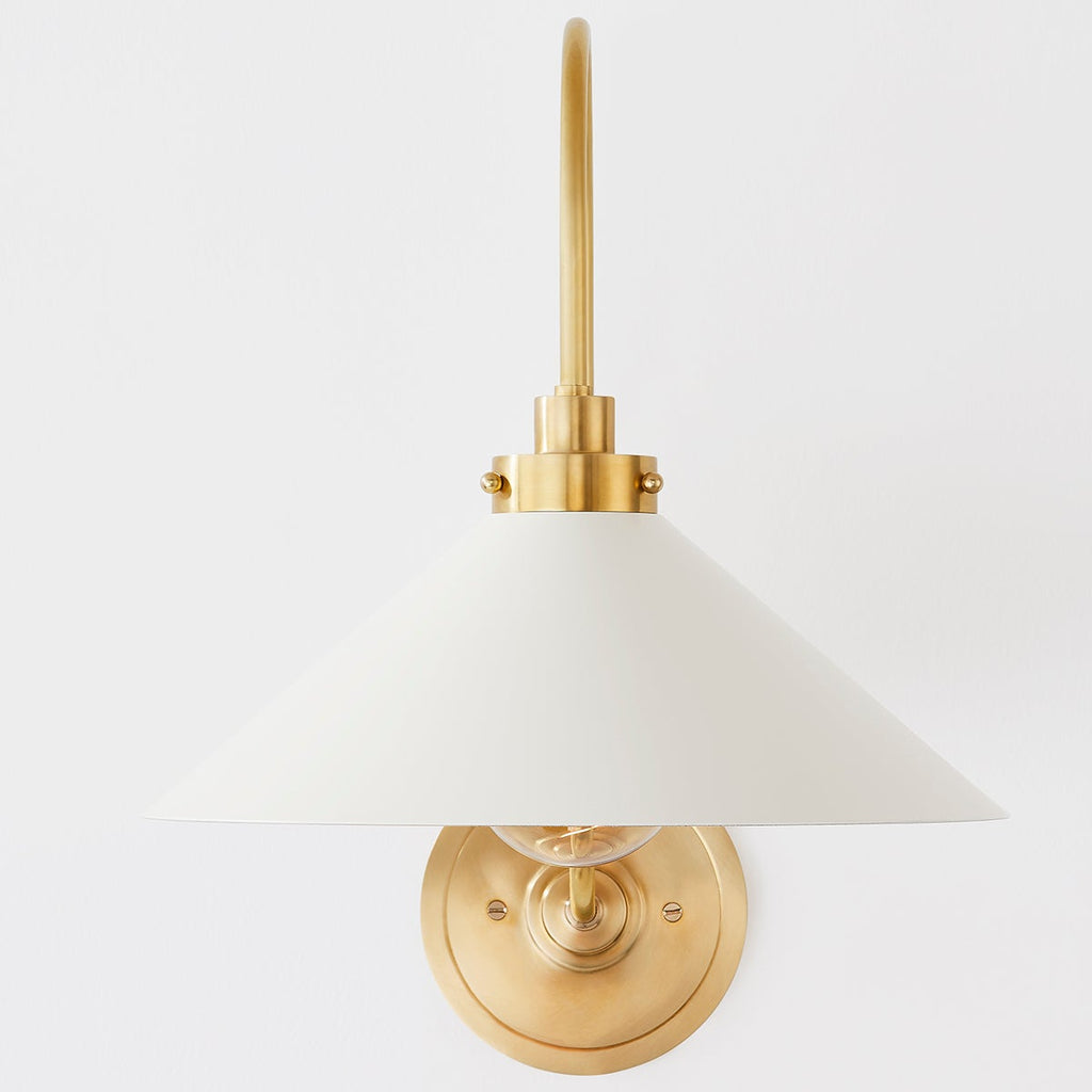 Helena Applique Murale Intérieure Vintage en Laiton - Neutralighting