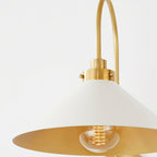 Helena Applique Murale Intérieure Vintage en Laiton - Neutralighting