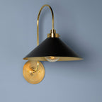 Helena Applique Murale Intérieure Vintage en Laiton - Neutralighting