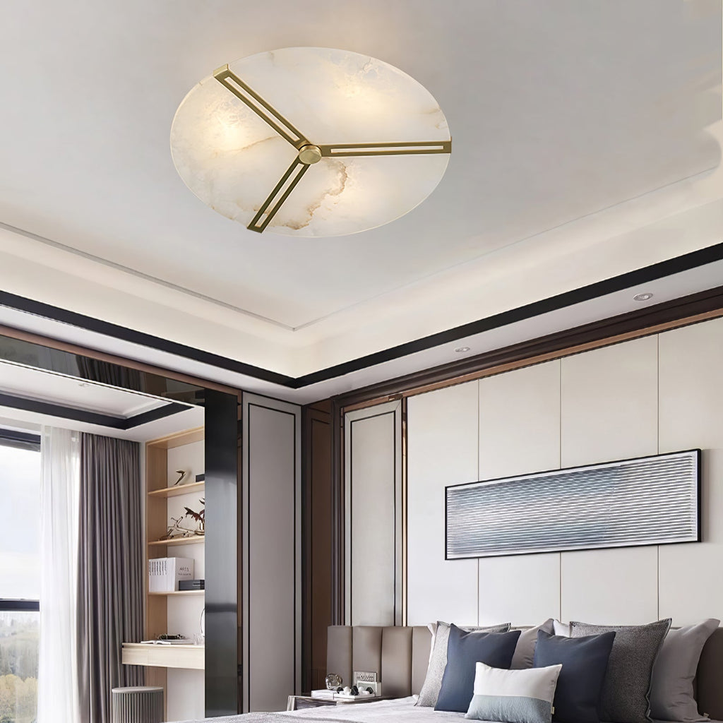 Aveline Lumière de Plafond Appliquée en Albâtre - Neutralighting
