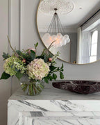 Lustra Chandelier Bulles en Verre Satiné - Neutralighting