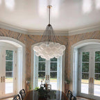 Lustra Chandelier Bulles en Verre Satiné - Neutralighting