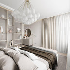 Lustra Chandelier Bulles en Verre Satiné - Neutralighting