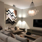 Lustra Chandelier Bulles en Verre Satiné - Neutralighting