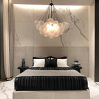 Lustra Chandelier Bulles en Verre Satiné - Neutralighting