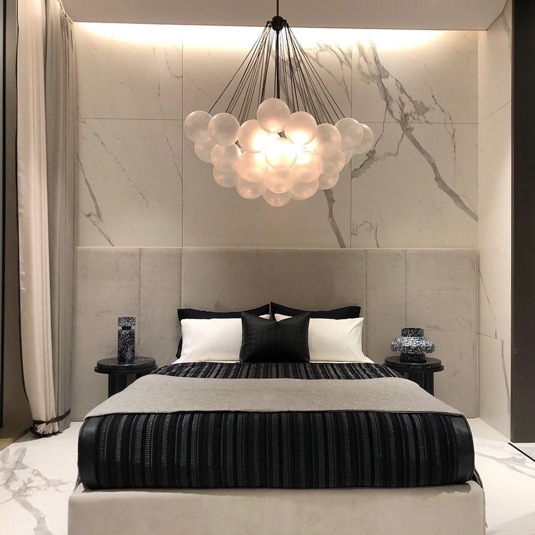 Lustra Chandelier Bulles en Verre Satiné - Neutralighting