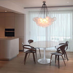 Lustra Chandelier Bulles en Verre Satiné - Neutralighting