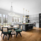 Lustra Chandelier Bulles en Verre Satiné - Neutralighting