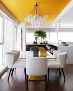 Lustra Chandelier Bulles en Verre Satiné - Neutralighting