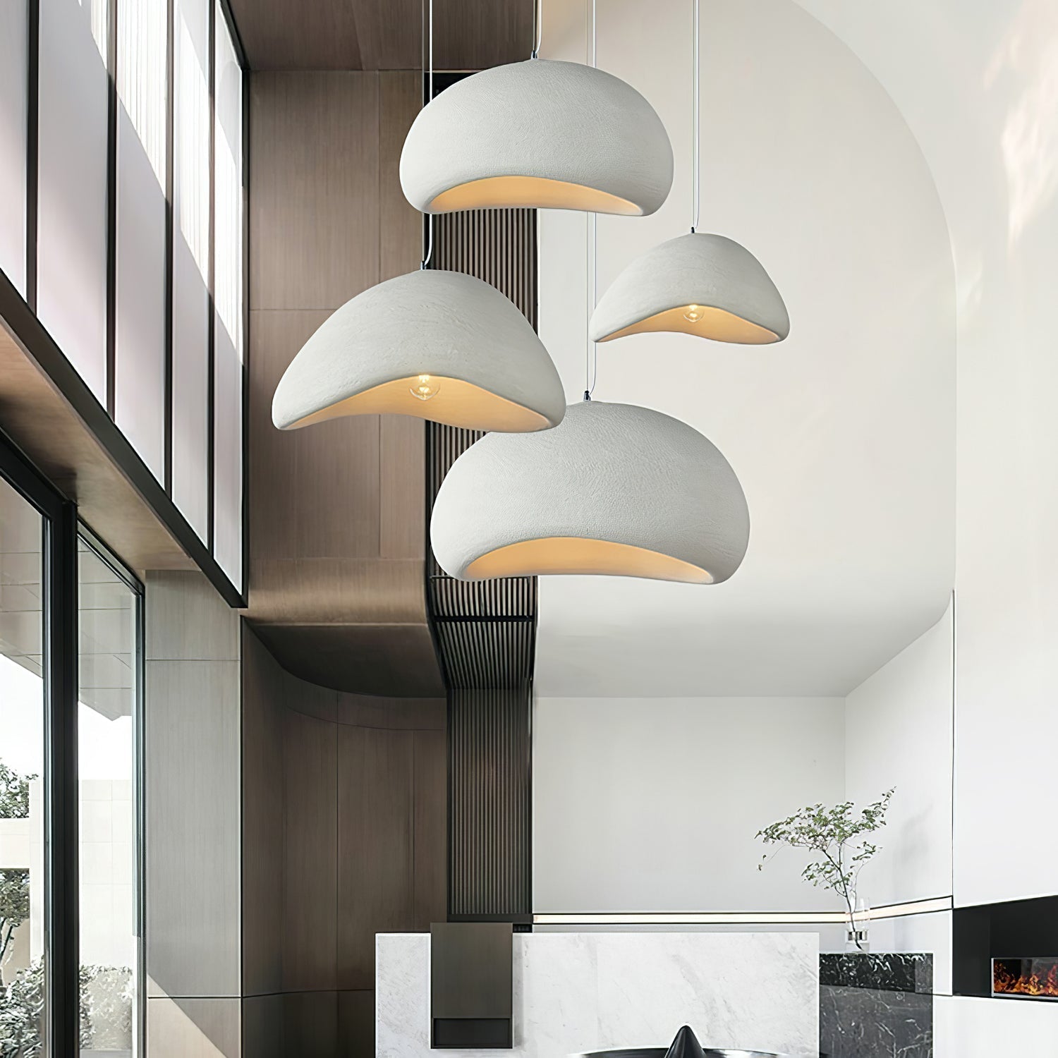 Lustra Suspension Lampe Nuage Blanc Minimaliste - Neutralighting