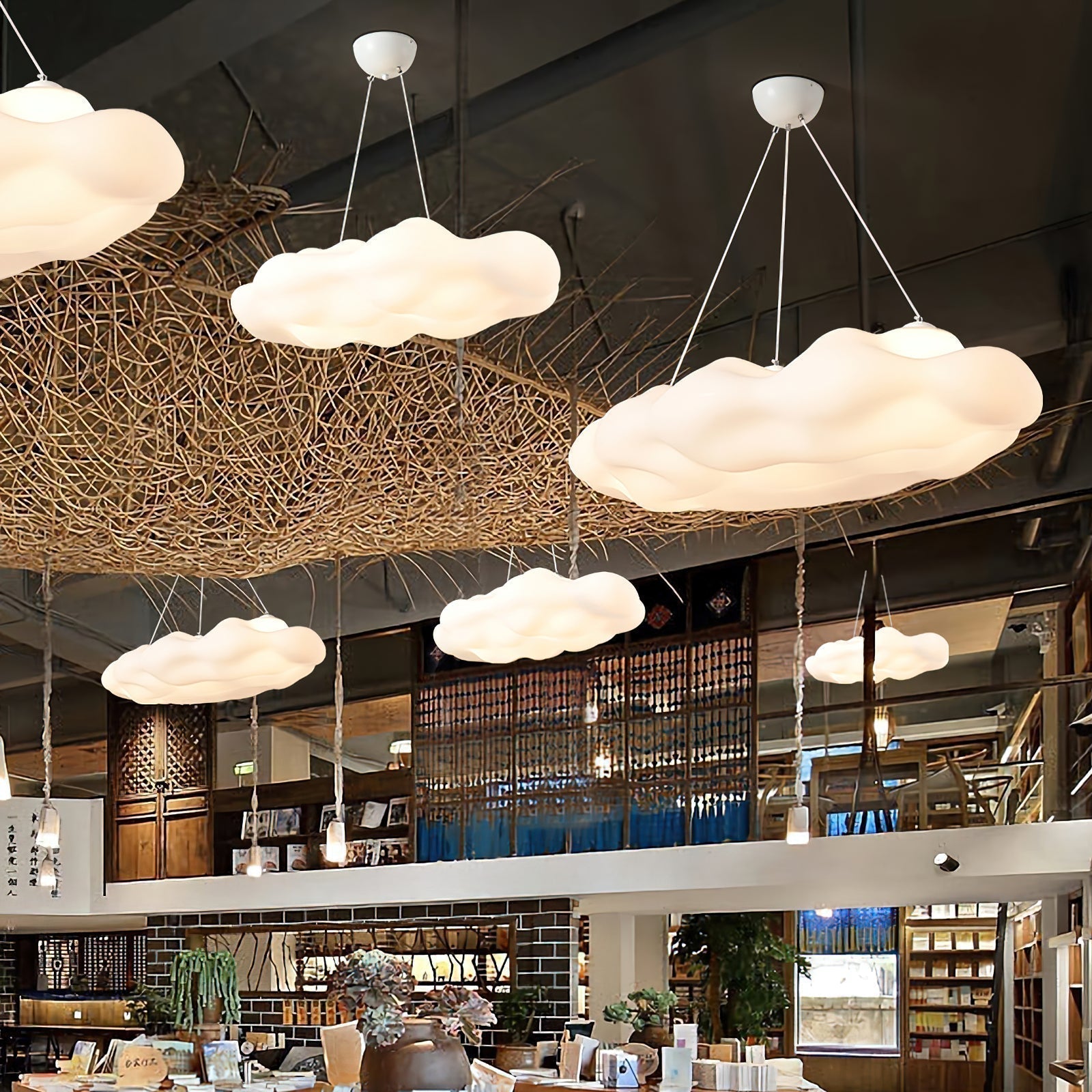 Nimer Suspension Lampe Artistique en PE - Neutralighting