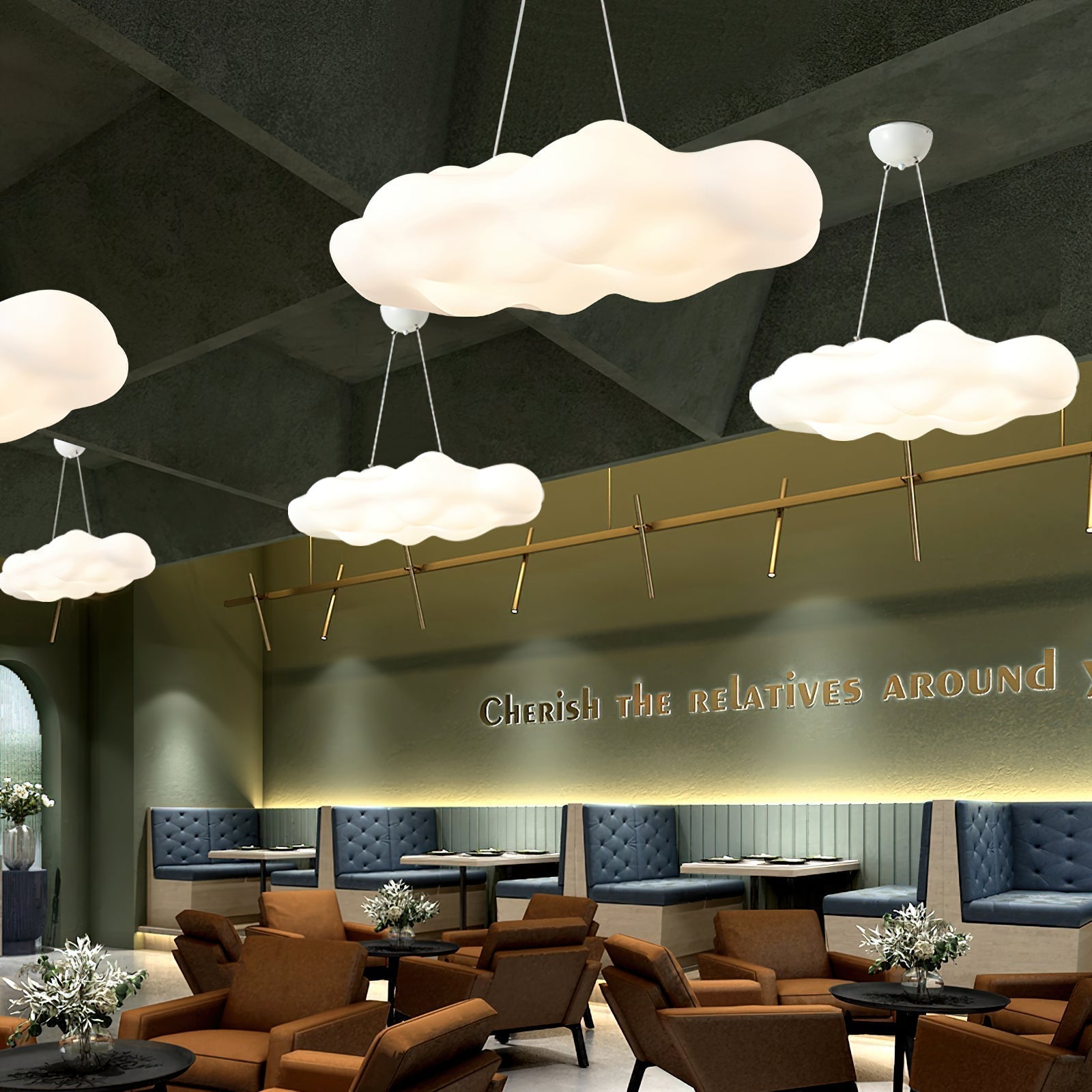 Nimer Suspension Lampe Artistique en PE - Neutralighting