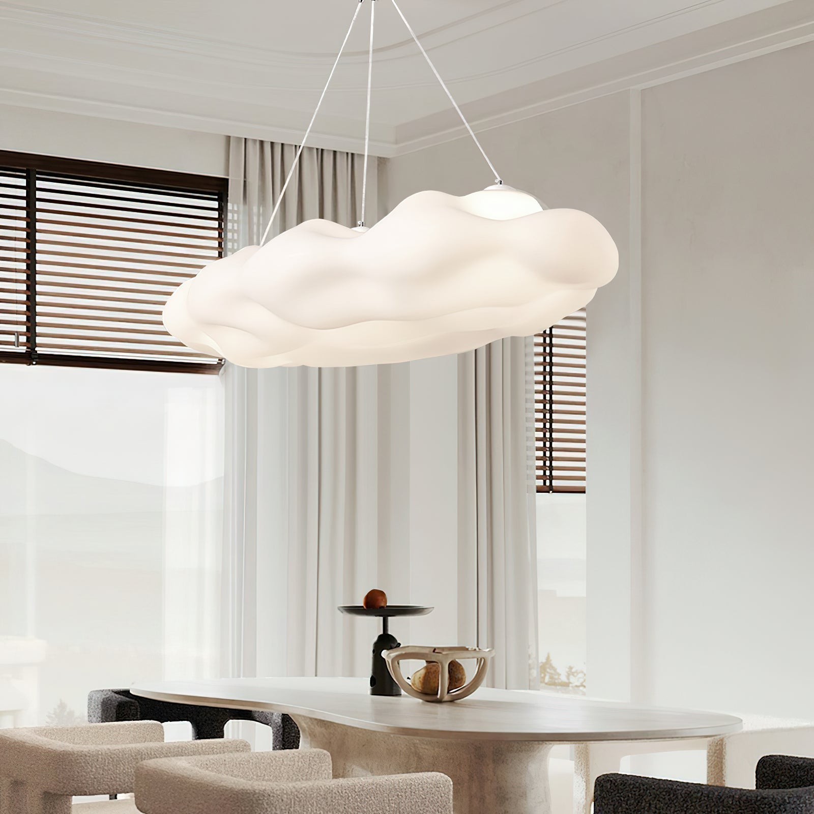 Nimer Suspension Lampe Artistique en PE - Neutralighting