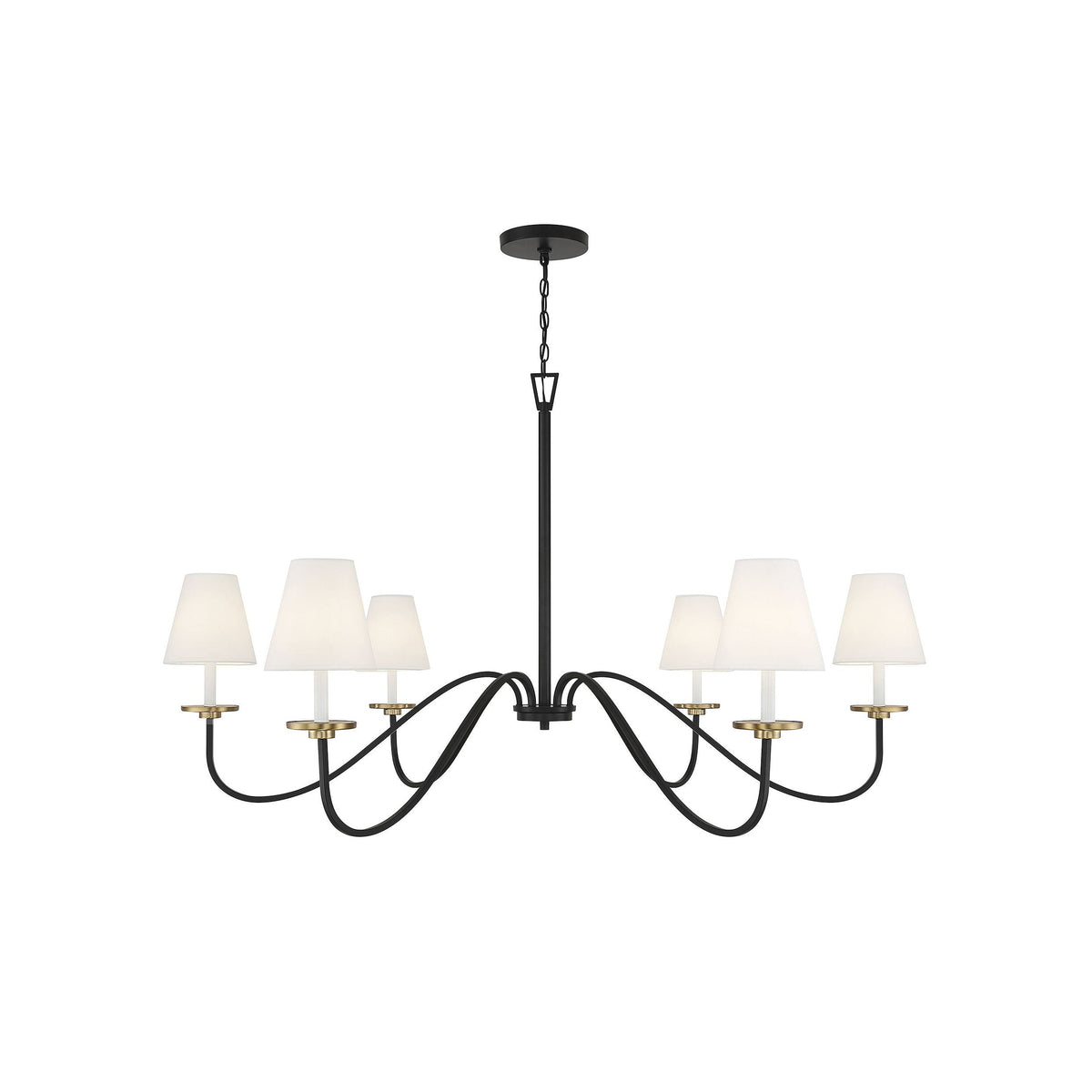 Flux Chandelier Métal Laiton Tissu Industriel Vintage - Neutralighting