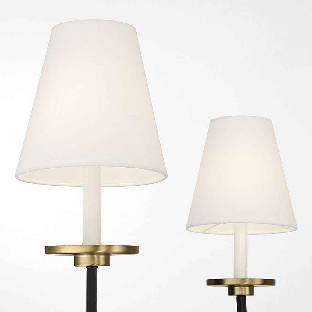 Flux Chandelier Métal Laiton Tissu Industriel Vintage - Neutralighting
