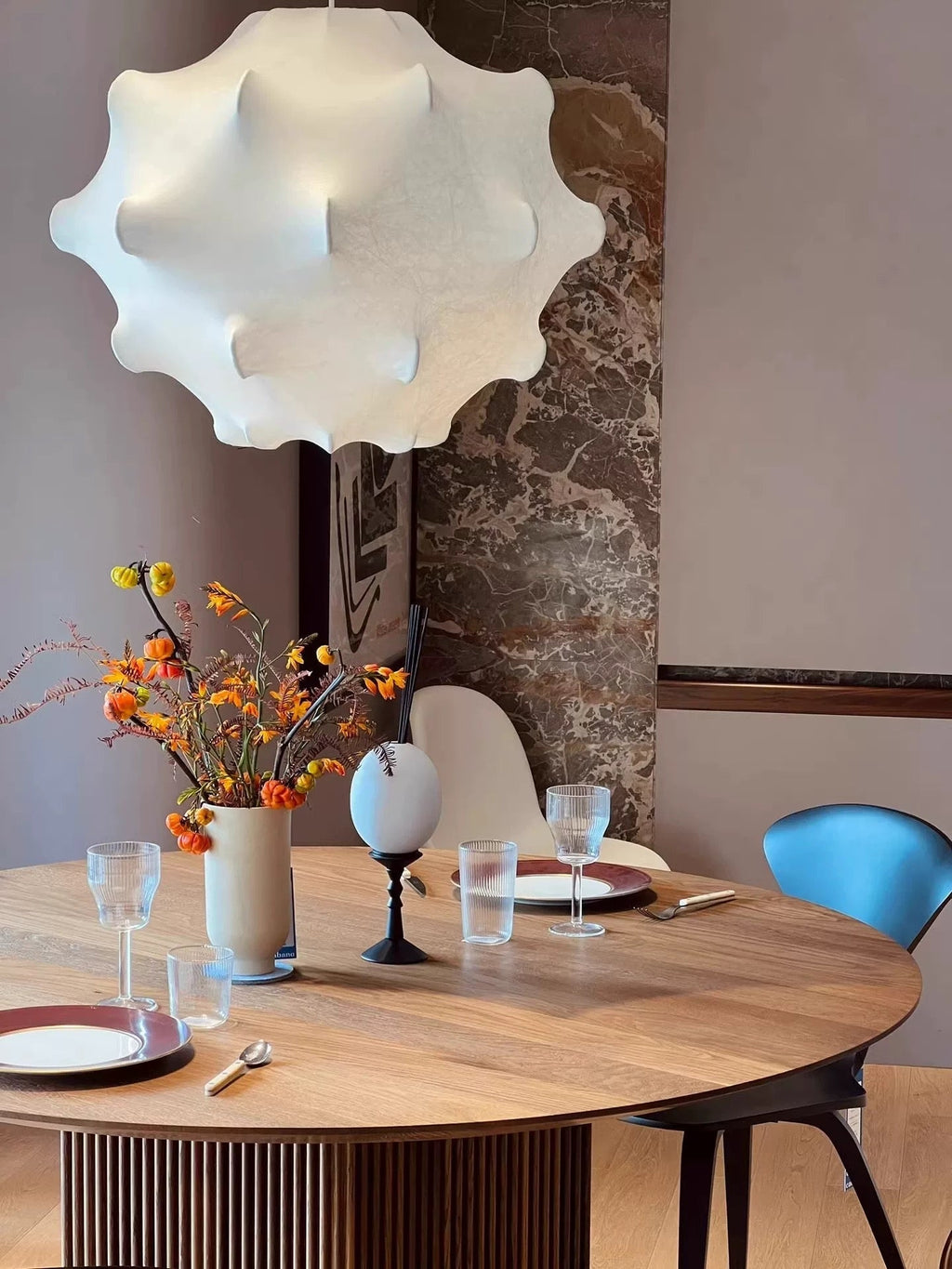 Lumina Suspension en Soie Contemporaine - Neutralighting