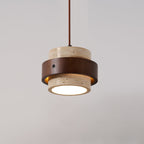 Cumirora Suspension Cylindre Superposé en Travertin - Neutralighting