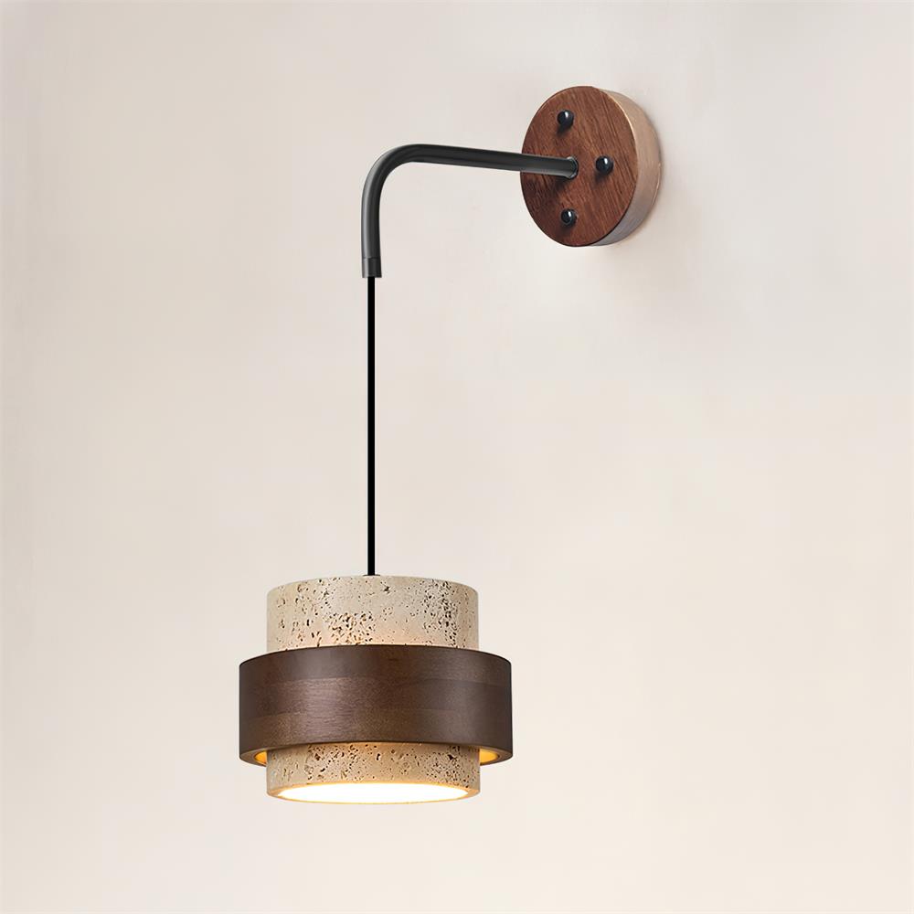 Flare Applique Murale Moderne Minimaliste en Noyer - Neutralighting