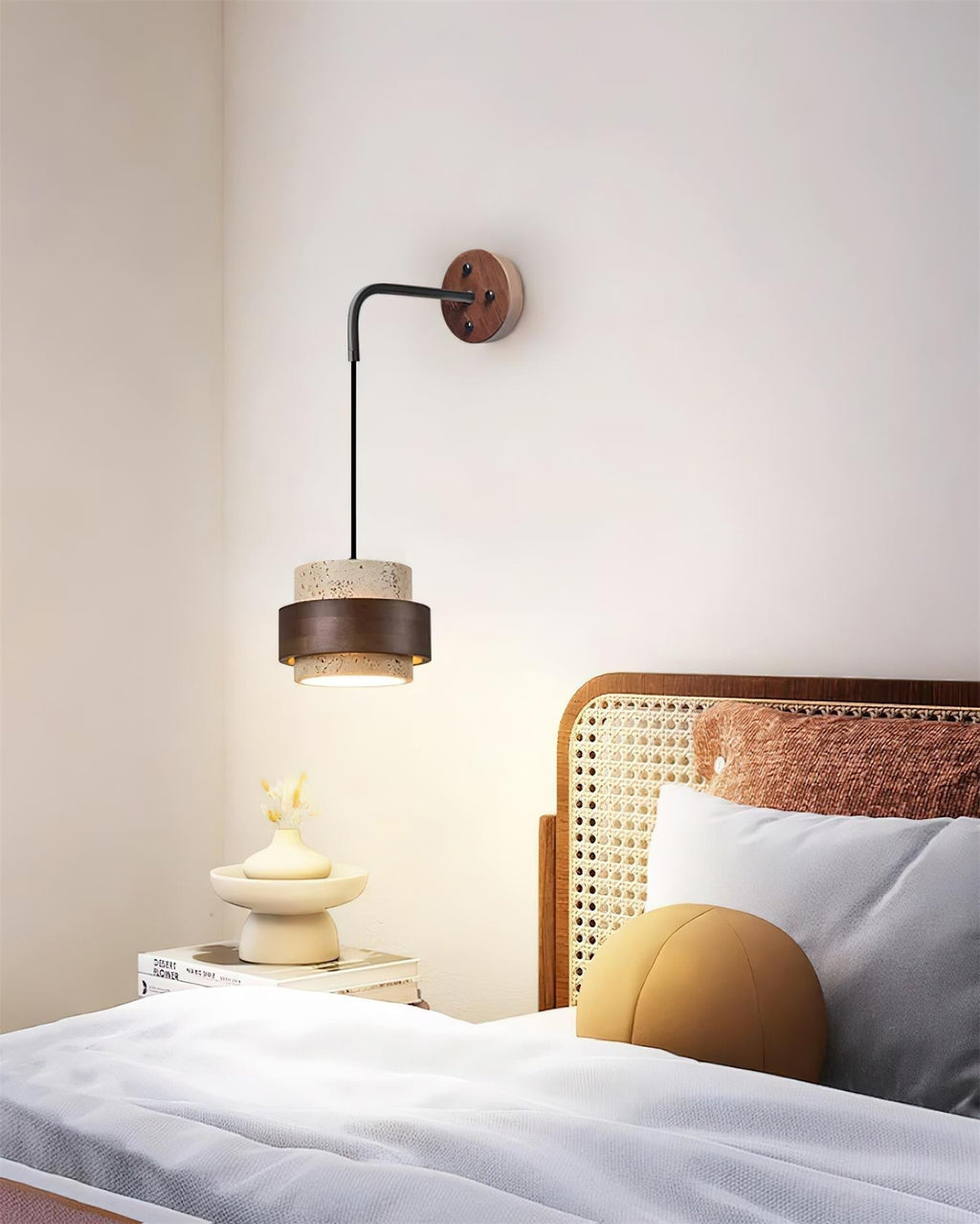 Flare Applique Murale Moderne Minimaliste en Noyer - Neutralighting