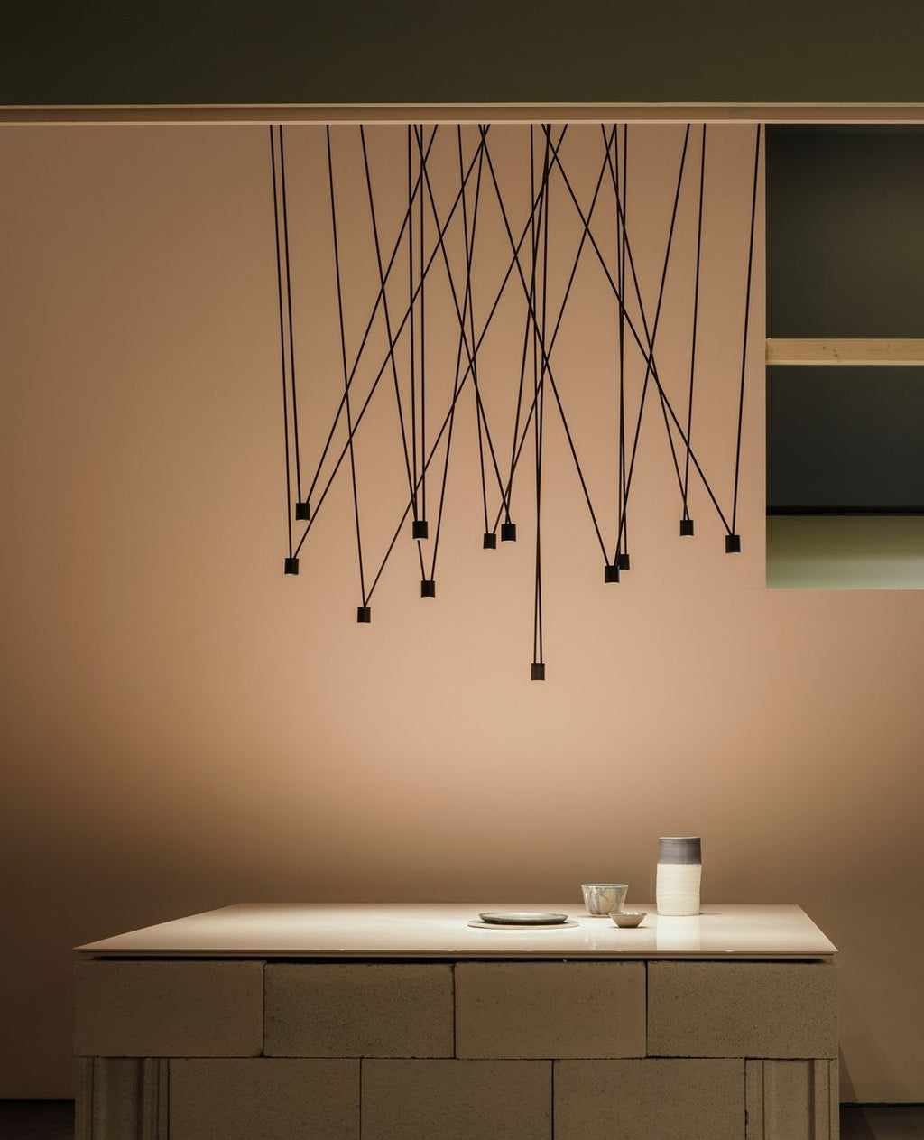 Lustra Collection de Suspensions Lampes Fils Câblés Fins - Neutralighting