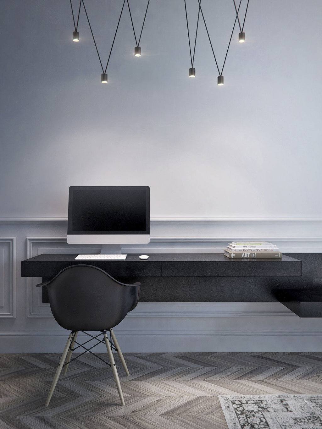 Lustra Collection de Suspensions Lampes Fils Câblés Fins - Neutralighting