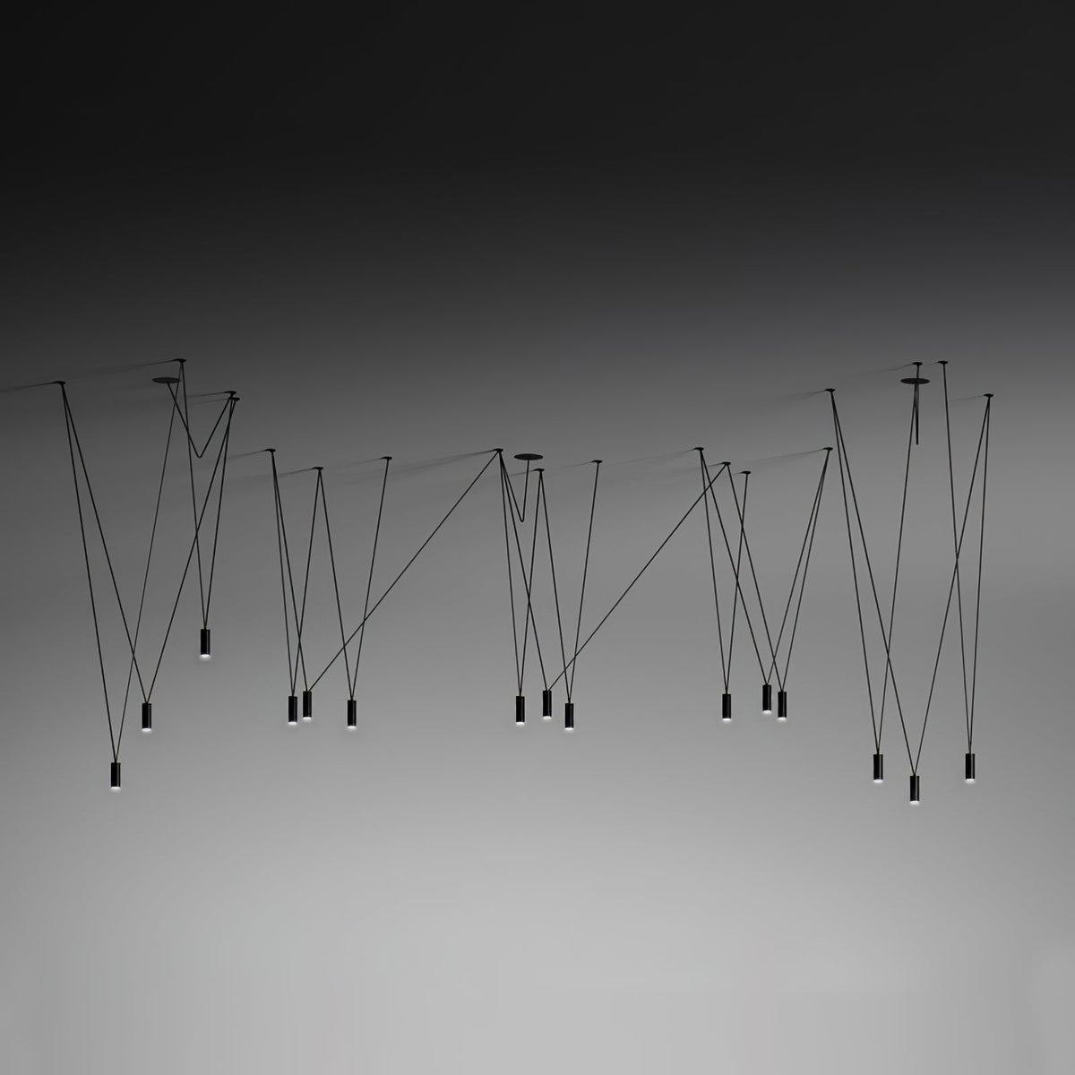 Lustra Collection de Suspensions Lampes Fils Câblés Fins - Neutralighting