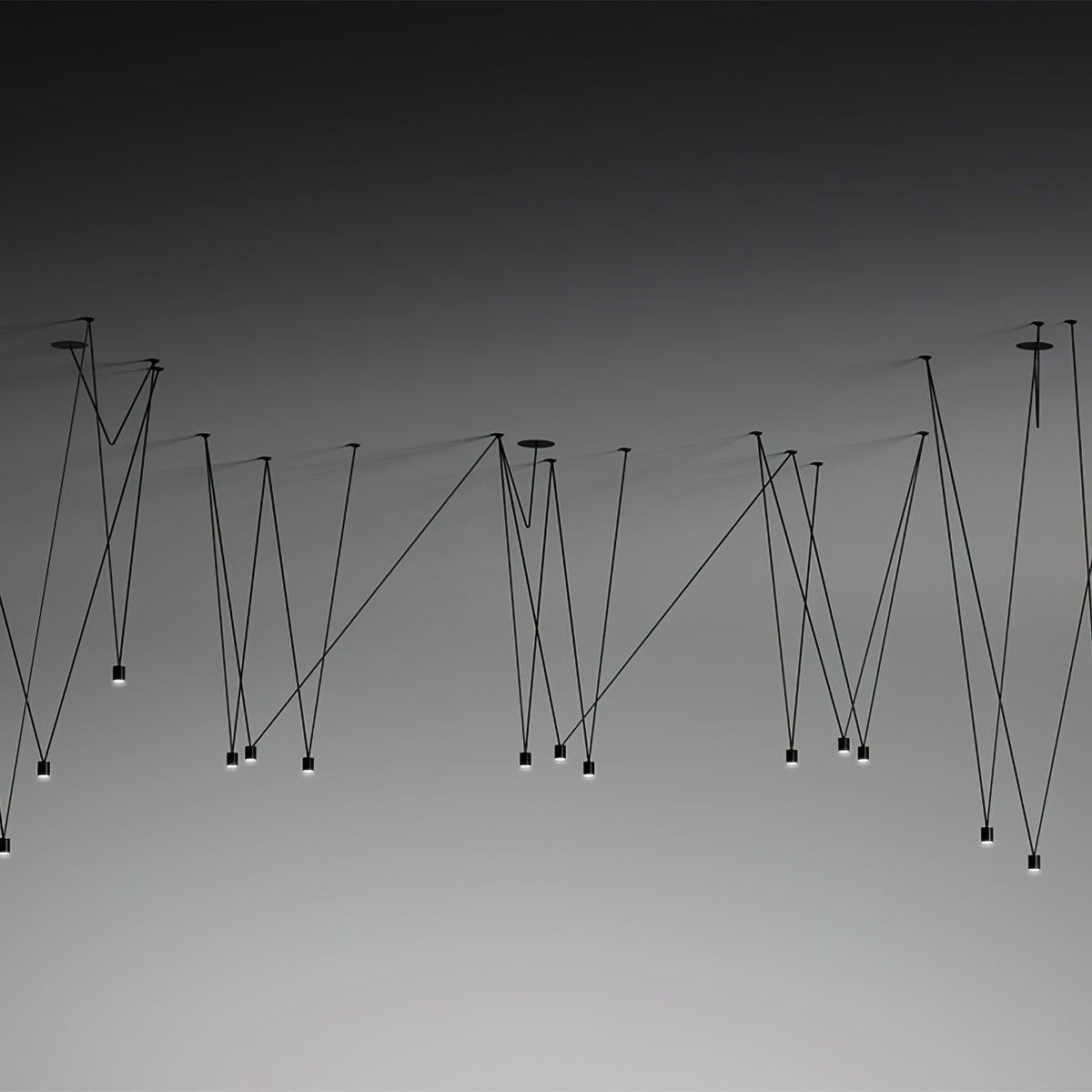 Lustra Collection de Suspensions Lampes Fils Câblés Fins - Neutralighting