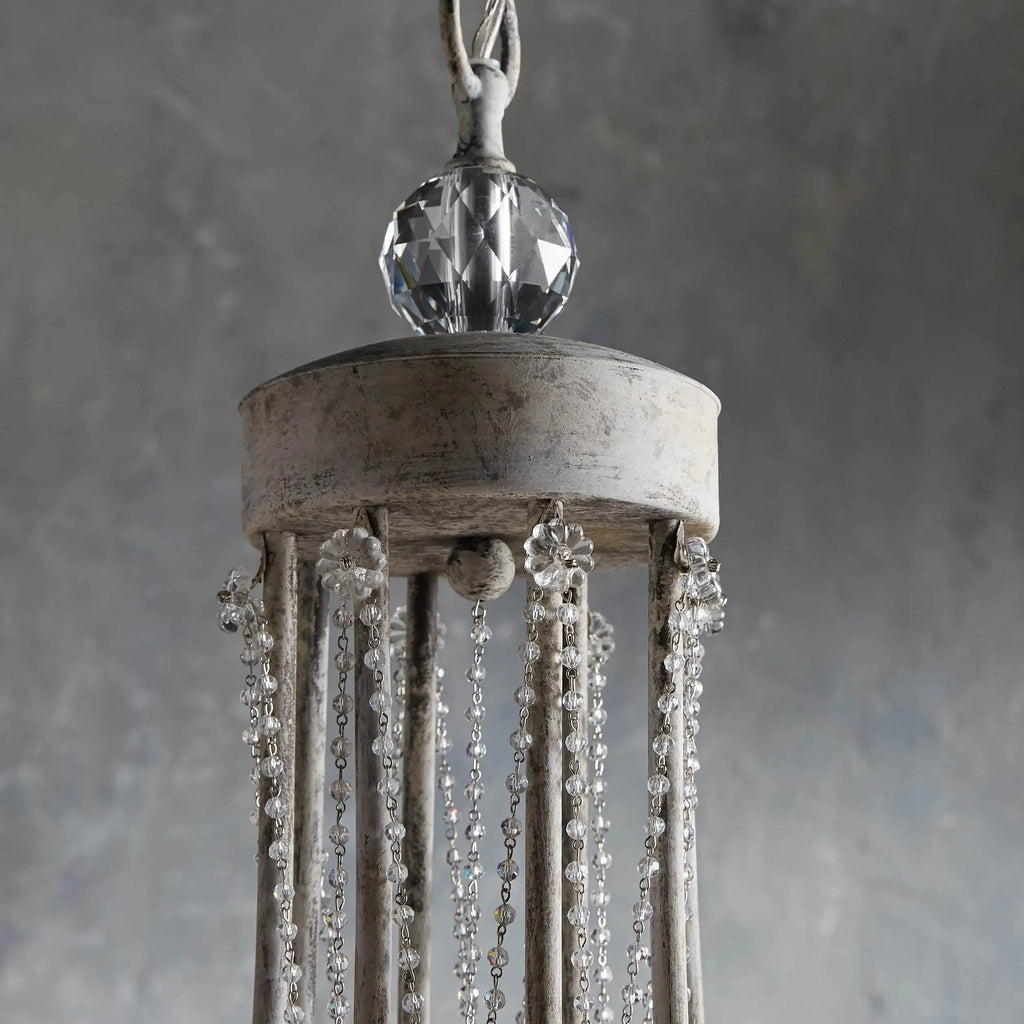 Luster Chandelier Métal Cristal Industriel Traditionnel Vintage - Neutralighting