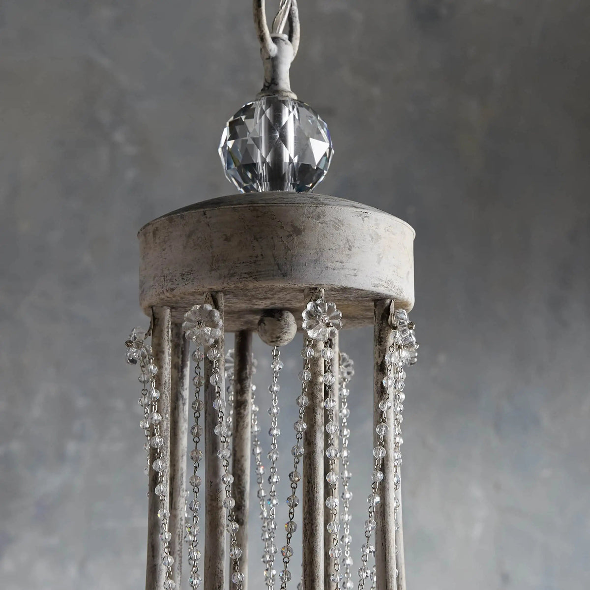 Luster Chandelier Métal Cristal Industriel Traditionnel Vintage - Neutralighting