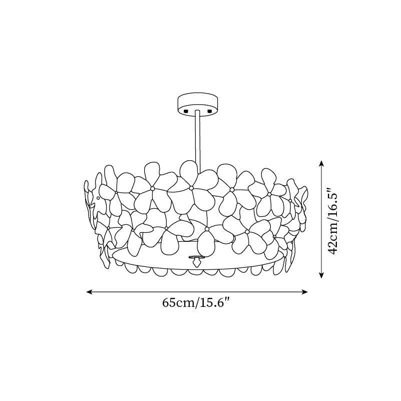 Fionel Plafonnier Semi-Encastré en Verre - Neutralighting