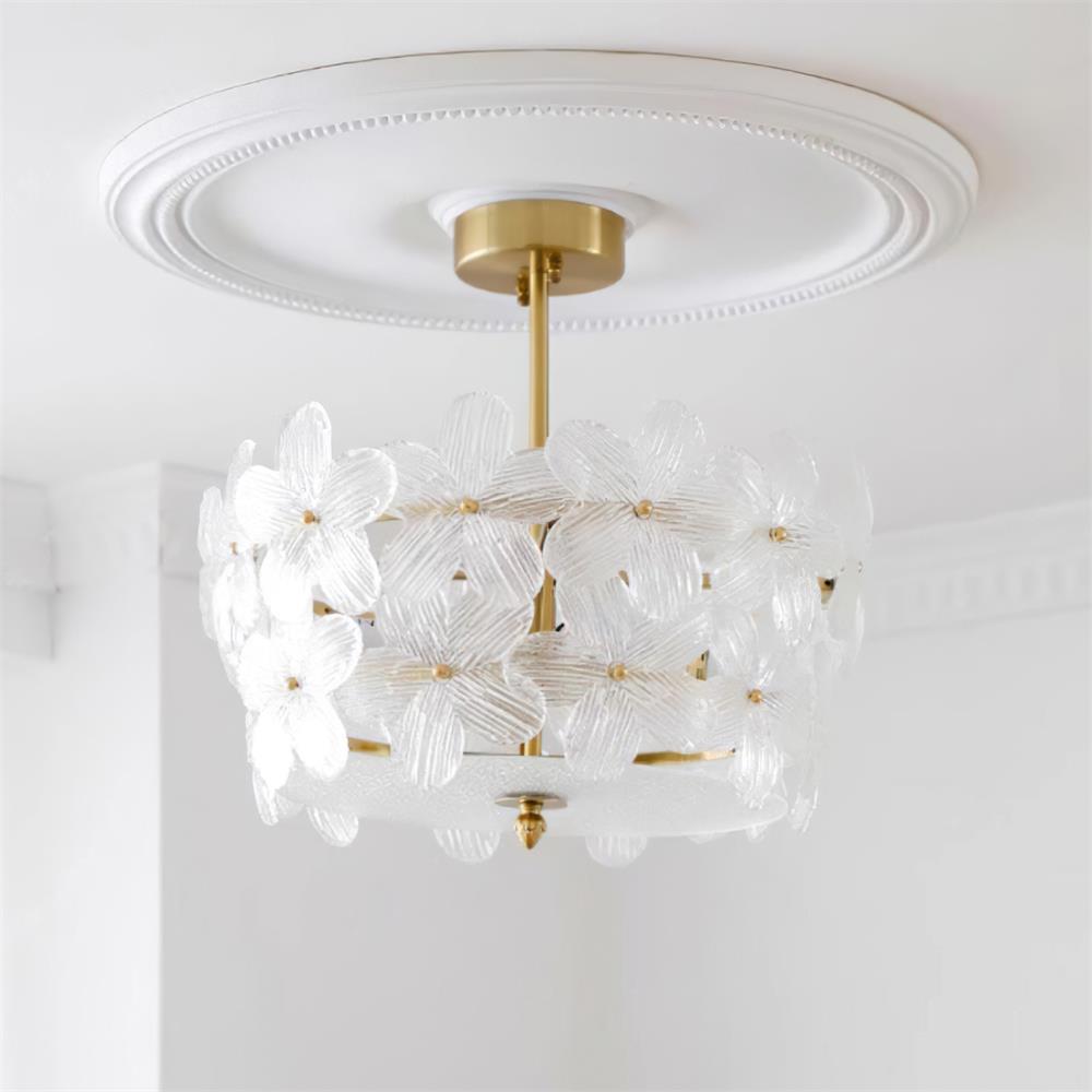 Fionel Plafonnier Semi-Encastré en Verre - Neutralighting