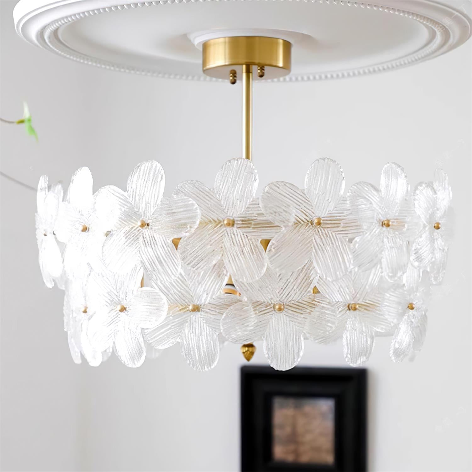 Fionel Plafonnier Semi-Encastré en Verre - Neutralighting