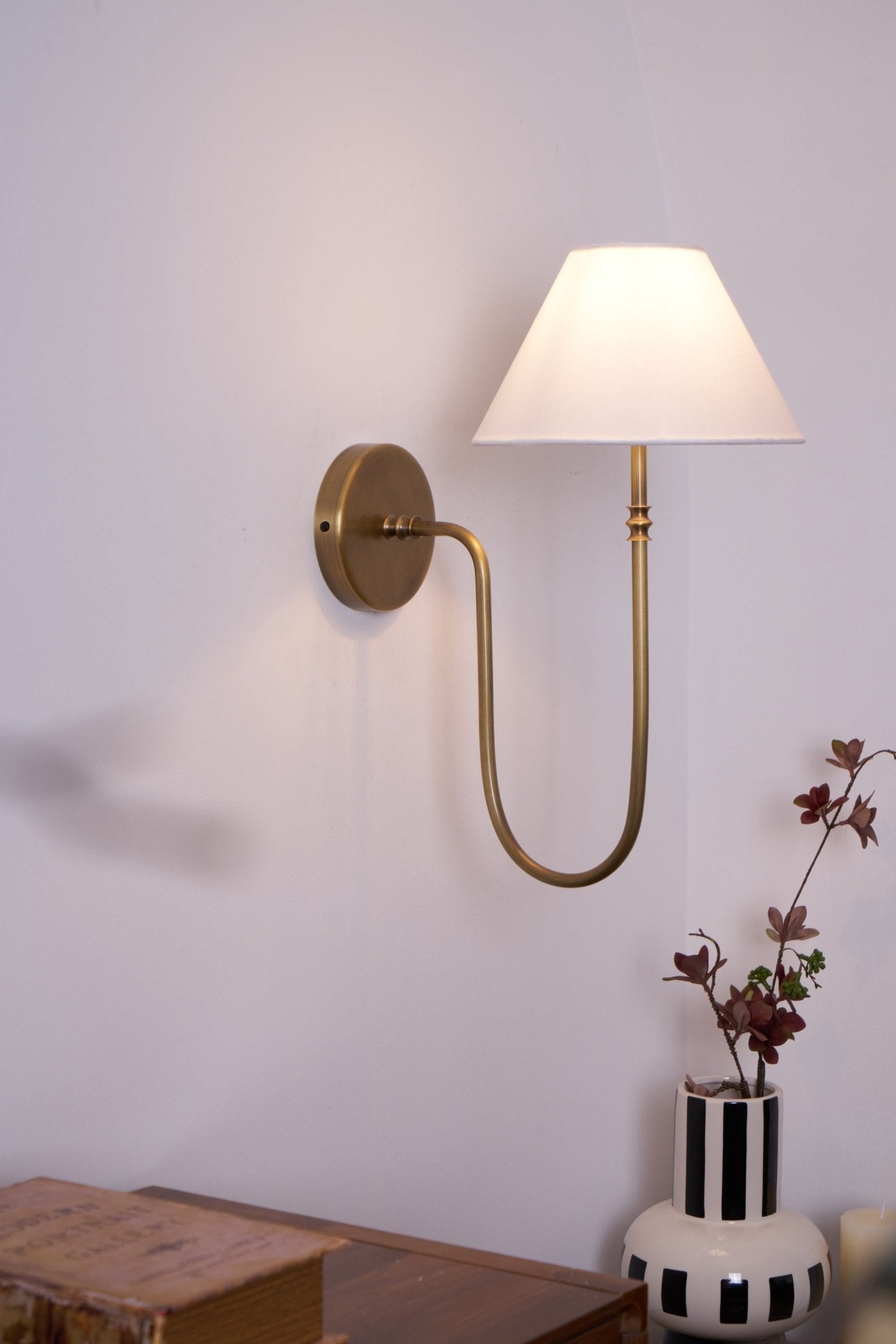 Silvery Applique Murale Vintage Industrielle Tissu - Neutralighting