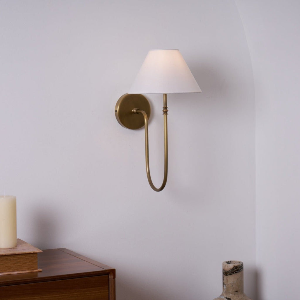 Silvery Applique Murale Vintage Industrielle Tissu - Neutralighting