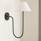 Silvery Applique Murale Vintage Industrielle Tissu - Neutralighting