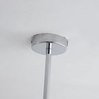 Lustra Chandelier Élégant en Chrome et Noyer - Neutralighting