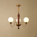 Nyvinia Chandelier en Laiton Vintage et Verre - Neutralighting