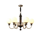 Nyvinia Chandelier en Laiton Vintage et Verre - Neutralighting