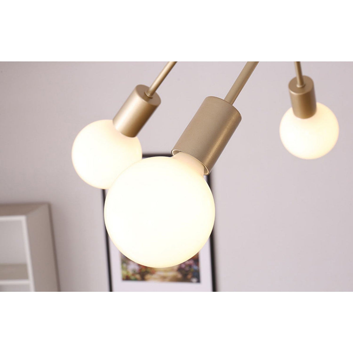 Oasis Lampe De Plafond Sputnik Métal Verre Art Unique - Neutralighting