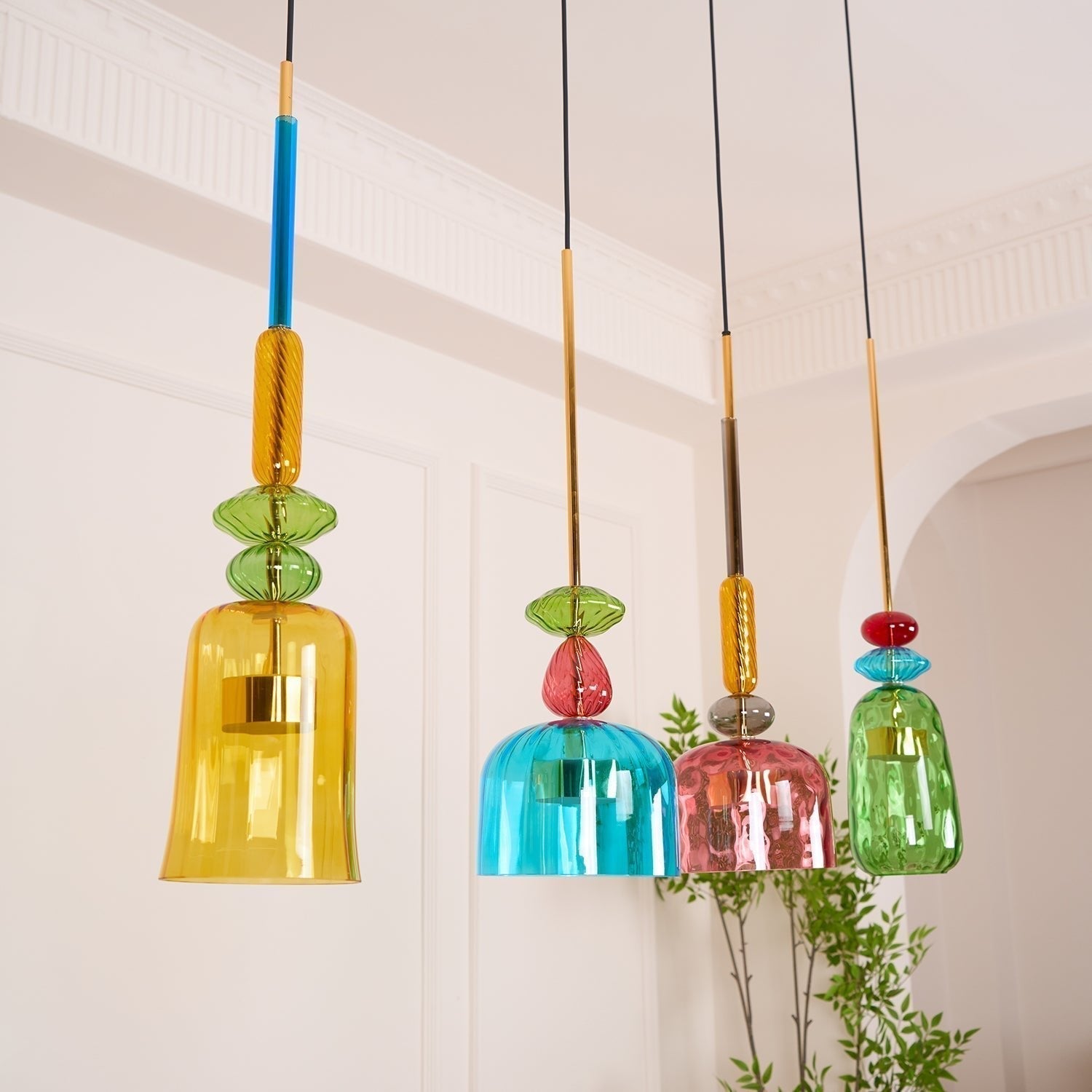 Muse Suspension en Verre Bohémienne - Neutralighting