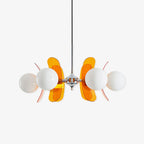 Lustra Chandelier en Verre Moderne Chrome Élégant - Neutralighting