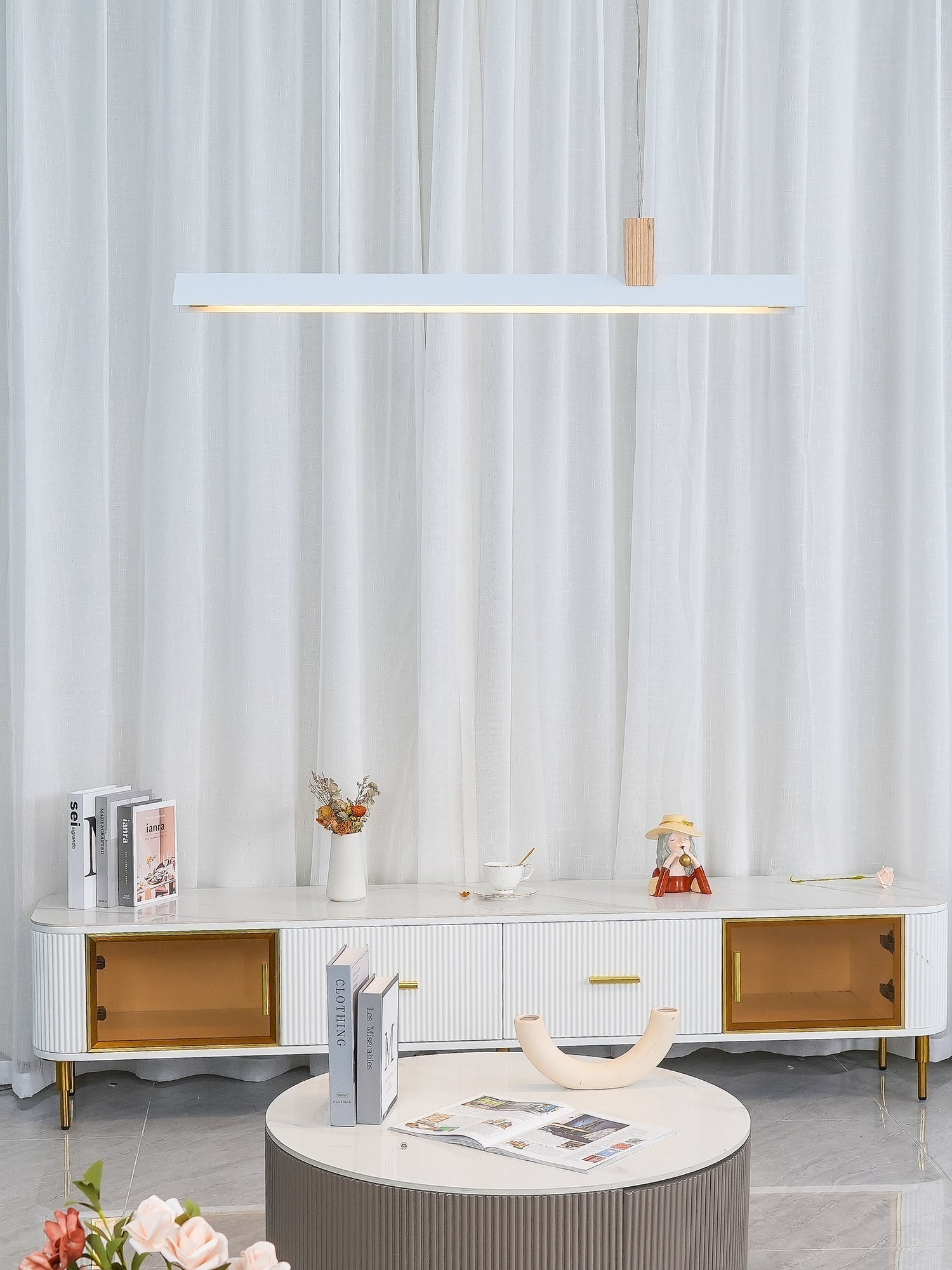 Linea Lampe Suspendue en Bois Minimaliste - Neutralighting