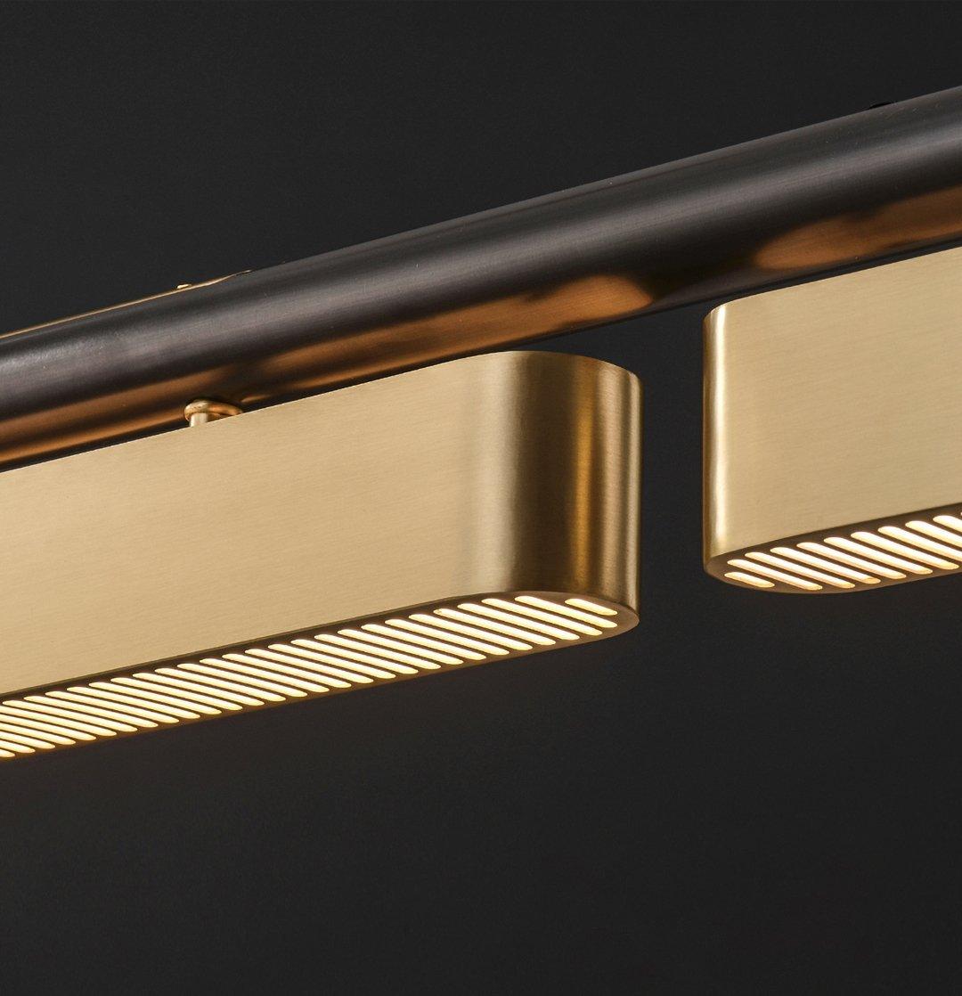 Elarain Suspension minimaliste en laiton - Neutralighting