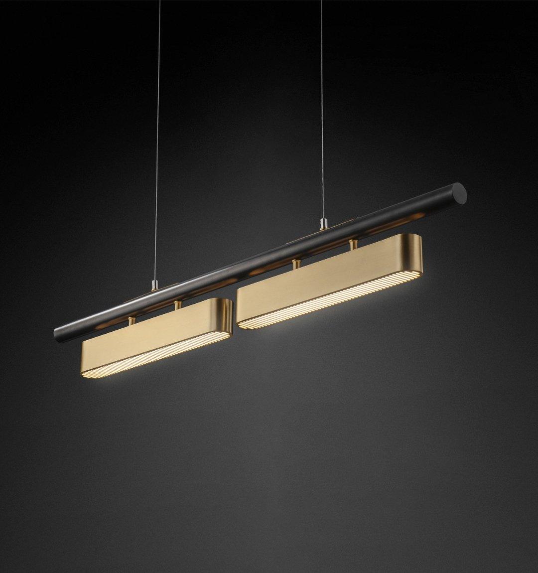 Elarain Suspension minimaliste en laiton - Neutralighting